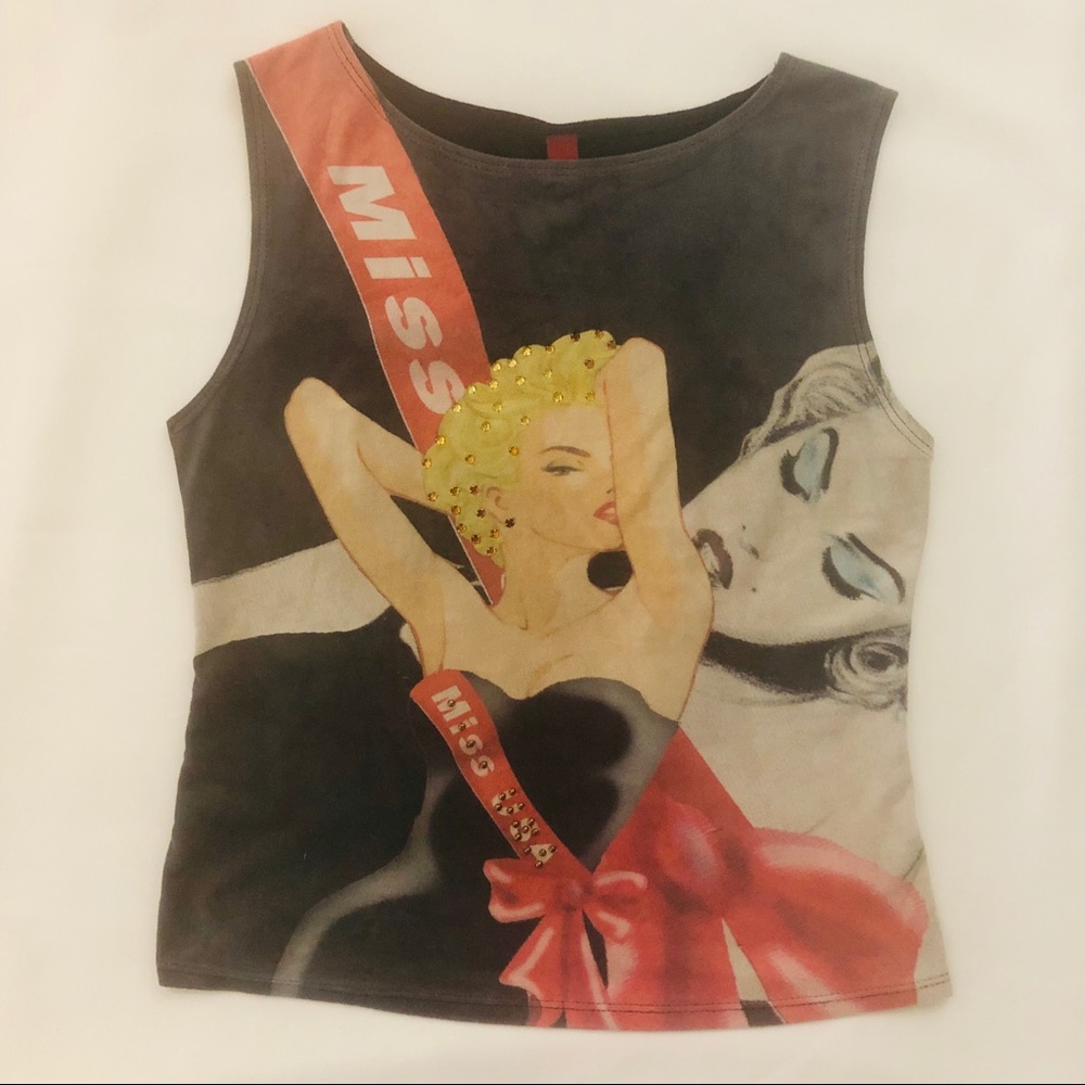 Miss USA Marilyn Monroe Ultra Suede Tank Top